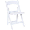 Chairs, Formal White Resin