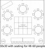 Tent Size & Seating Capacity