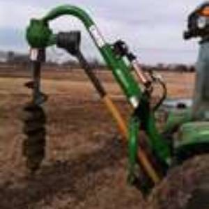 John Deere® 3- Point Post Hole Auger Powerhead